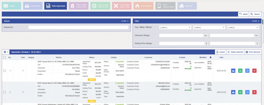 Bulk Appraisal Software by Novosteer